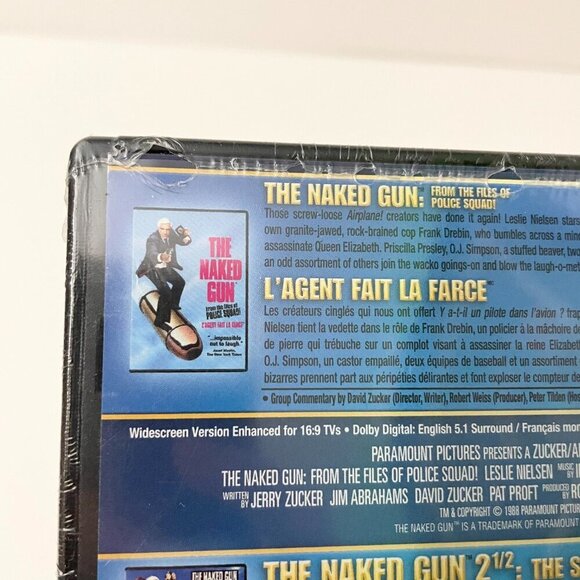 The Naked Gun Trilogy 3 DVD Set 1 2 3 - Picture 10 of 10
